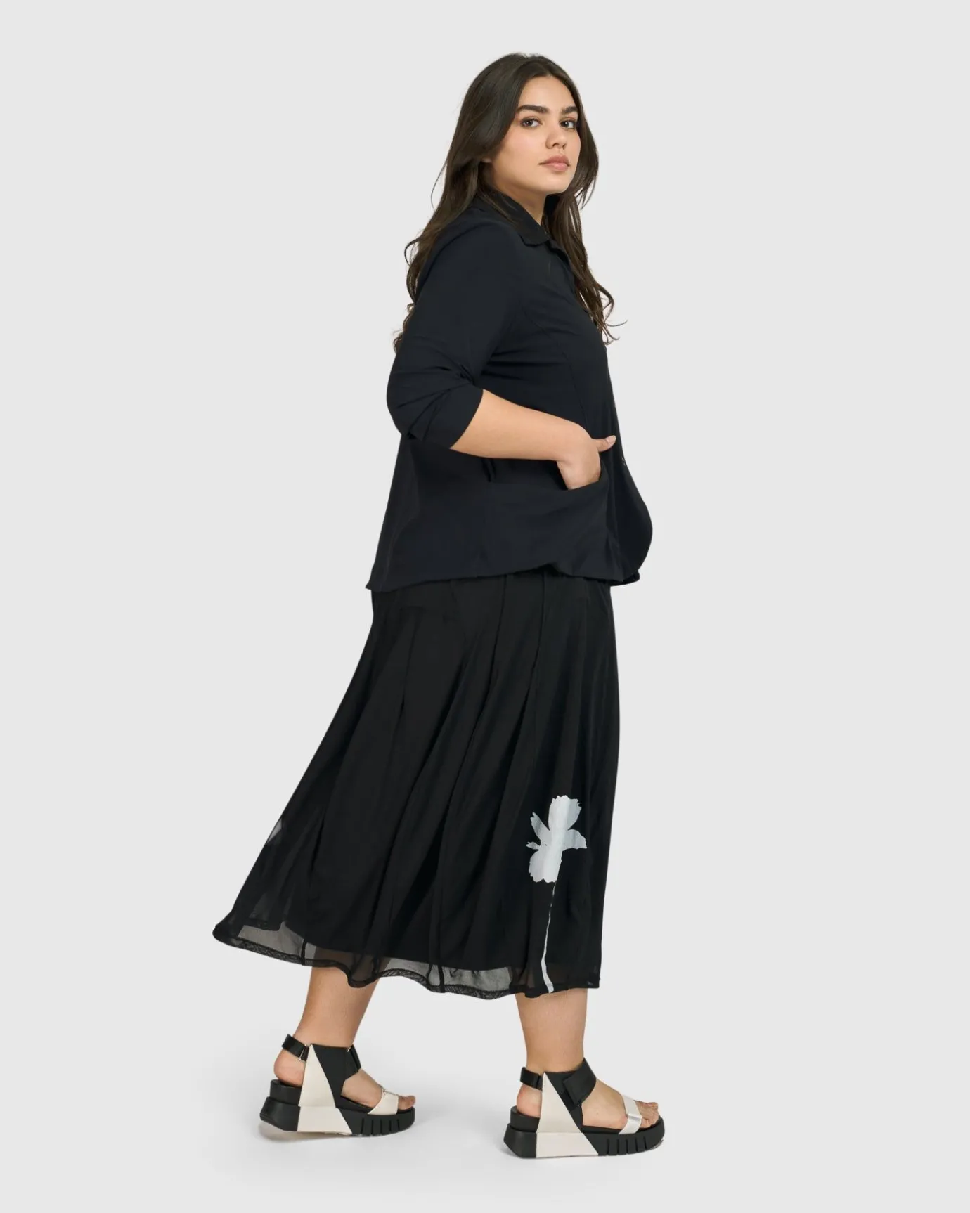 Women Alembika Pants & Skirts<Tekbika Antoinette Flared Cocoon Skirt, Tulle