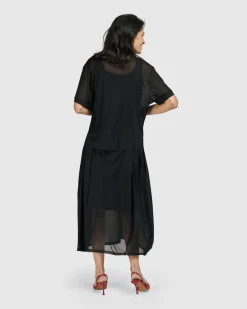 Women Alembika Pants & Skirts<Tekbika Antoinette Flared Cocoon Skirt, Tulle
