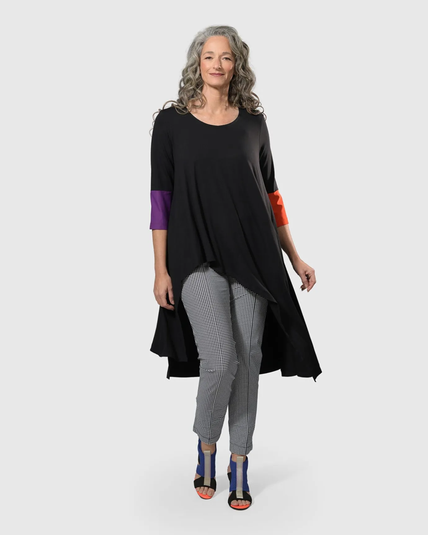 Women Alembika Plus<Tekbika Belinda Hi-Lo Tunic Top, Multi