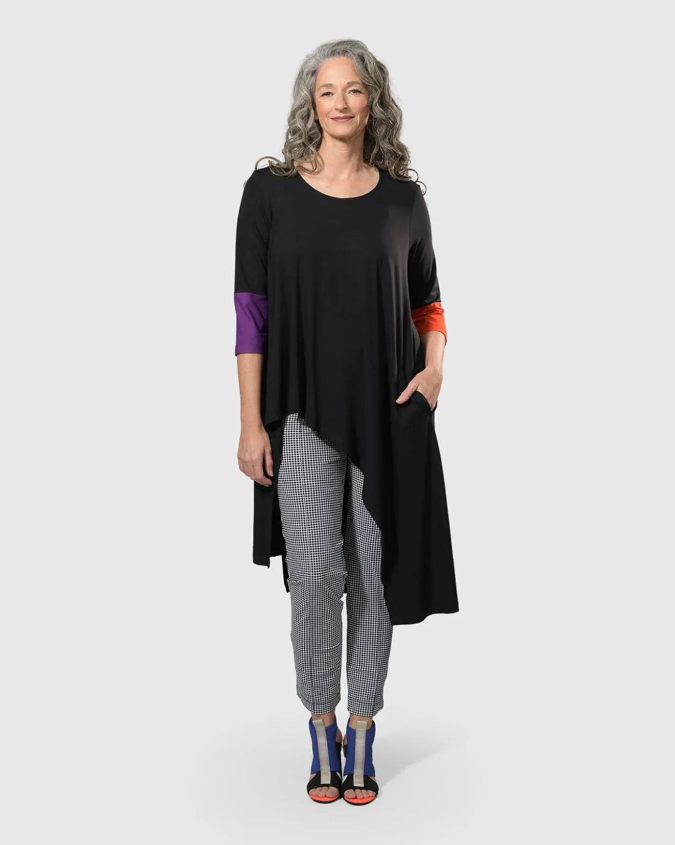 Women Alembika Plus<Tekbika Belinda Hi-Lo Tunic Top, Multi