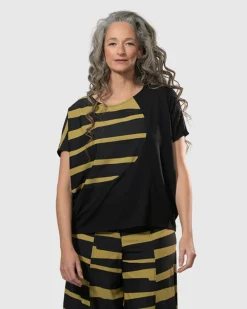 Women Alembika Tops & Tunics<Tekbika Bliss Boxy Top, Dunes
