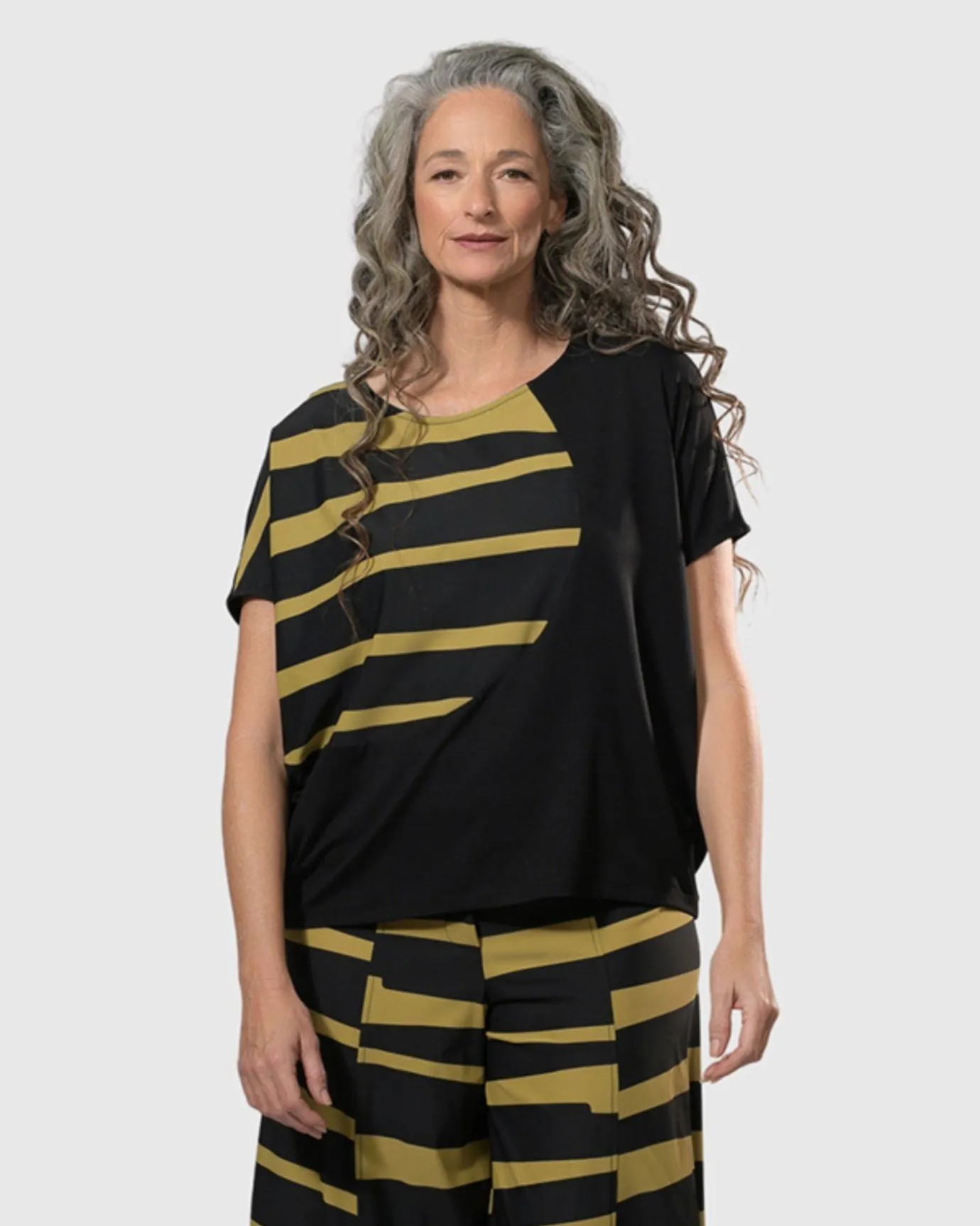 Women Alembika Plus<Tekbika Bliss Boxy Top, Dunes