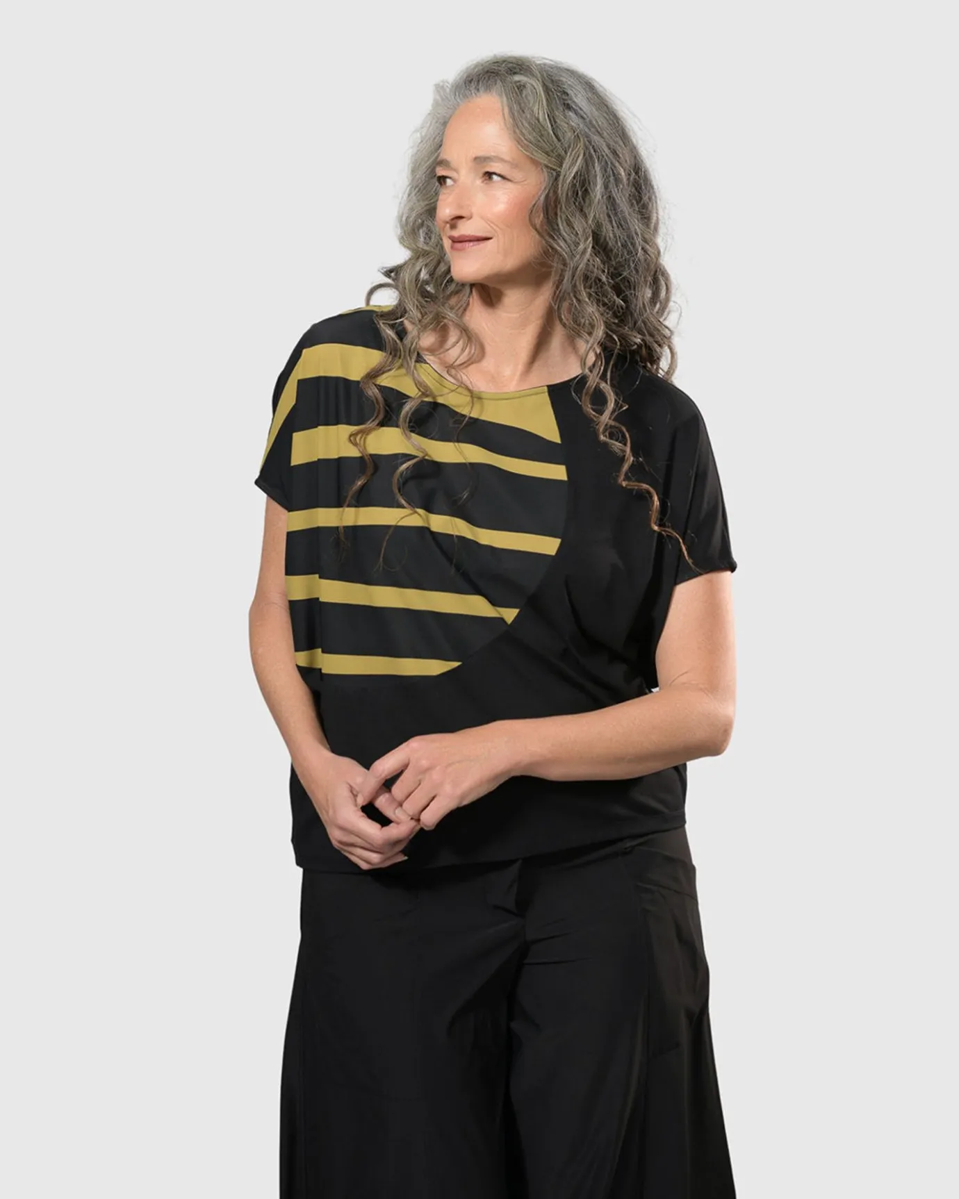 Women Alembika Plus<Tekbika Bliss Boxy Top, Dunes