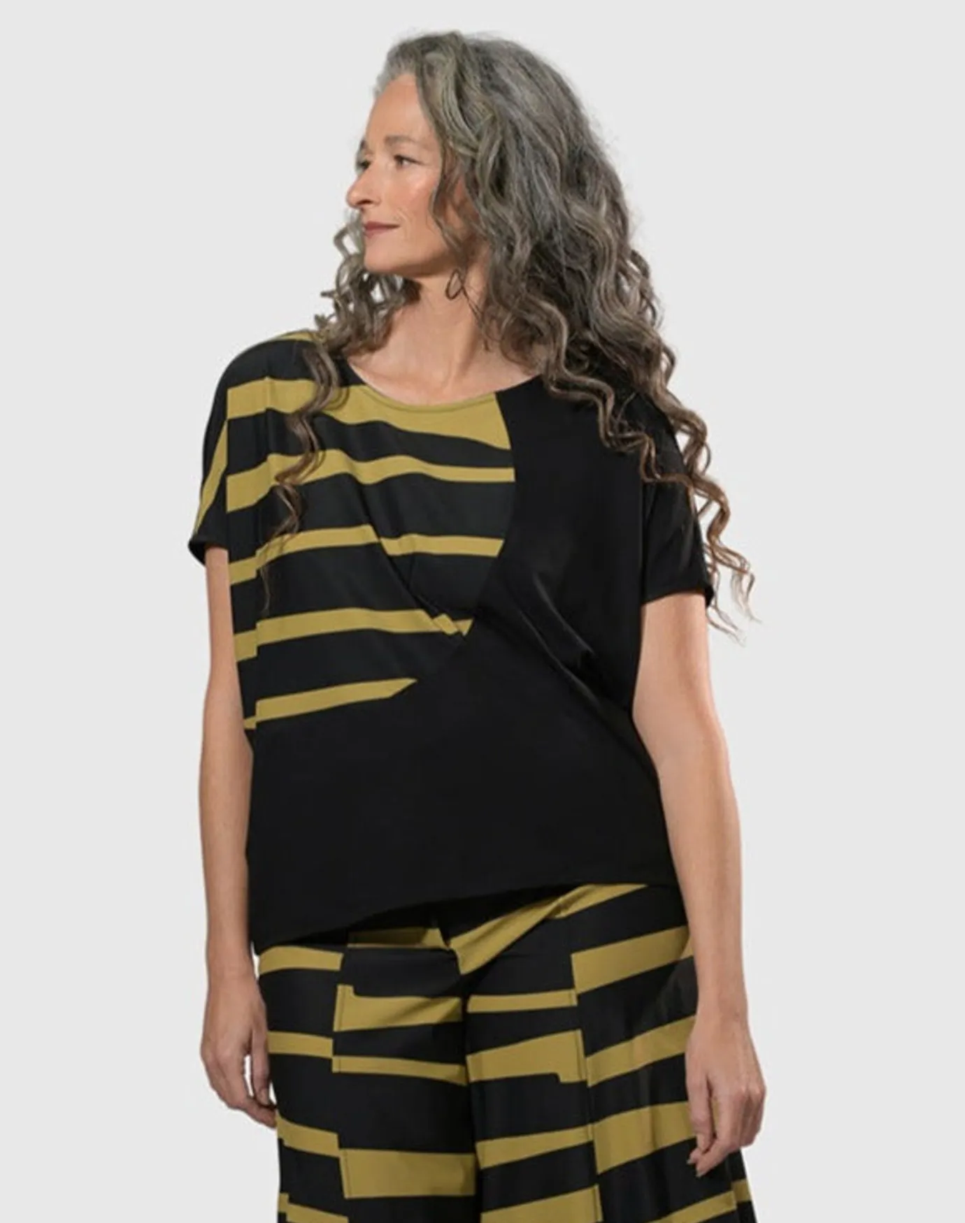 Women Alembika Plus<Tekbika Bliss Boxy Top, Dunes