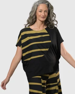 Women Alembika Plus<Tekbika Bliss Boxy Top, Dunes