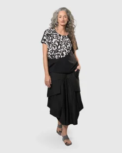 Women Alembika Tops & Tunics<Tekbika Bliss Boxy Top, Yellow/Print