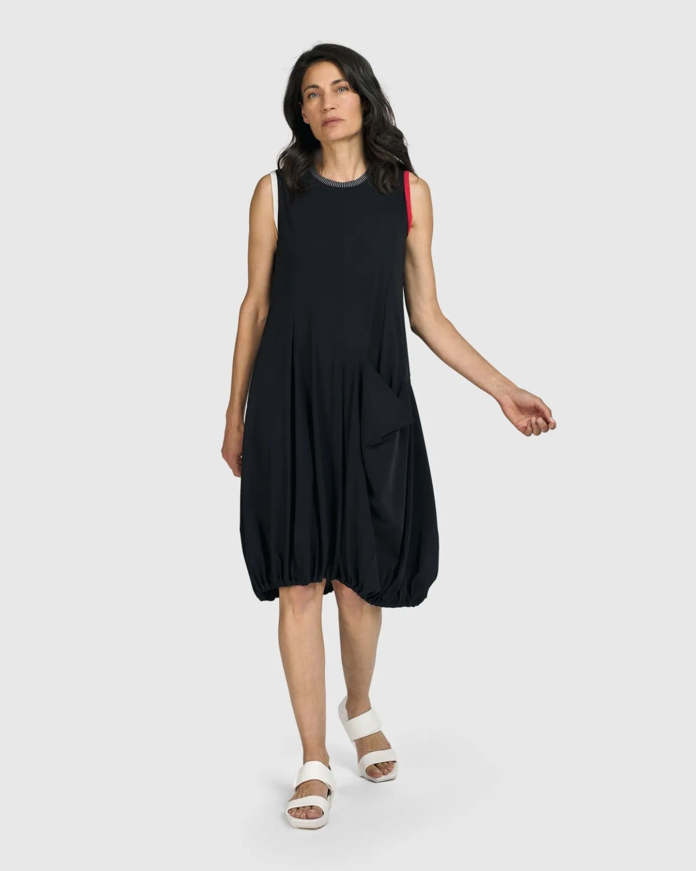 Women Alembika Dresses<Tekbika Camille Sleeveless Dress, Black