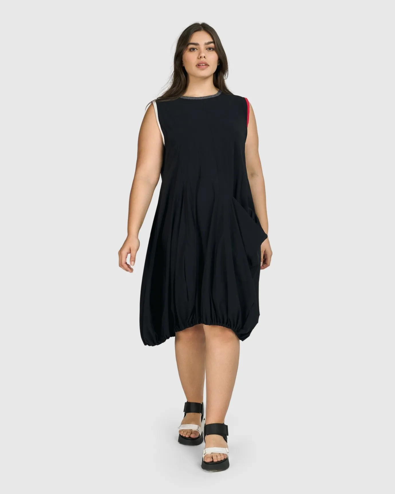 Women Alembika Dresses<Tekbika Camille Sleeveless Dress, Black