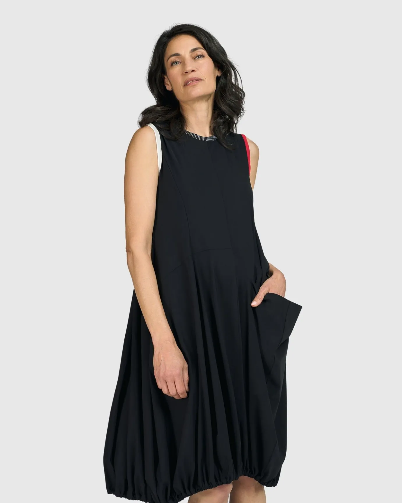Women Alembika Plus<Tekbika Camille Sleeveless Dress, Black