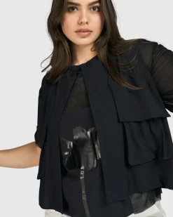 Women Alembika Jackets<Tekbika Cannes Cargo Vest, Black