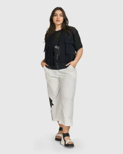 Women Alembika Jackets<Tekbika Cannes Cargo Vest, Black