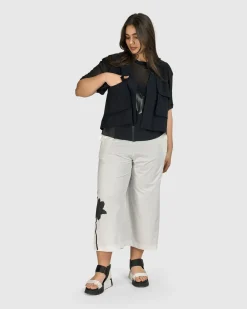 Women Alembika Jackets<Tekbika Cannes Cargo Vest, Black