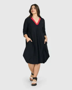 Women Alembika Dresses<Tekbika Celine Dress, Black