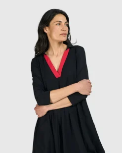 Women Alembika Dresses<Tekbika Celine Dress, Black