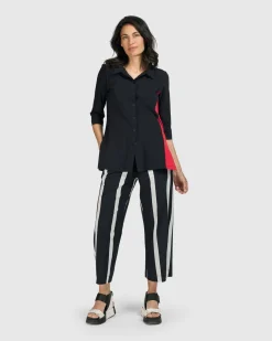 Women Alembika Plus<Tekbika Chagall Pants, Stripes