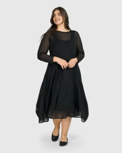Women Alembika Dresses<Tekbika Charlotte Crew Cocoon Dress, Tulle