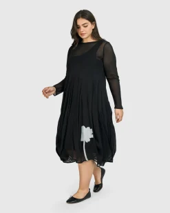 Women Alembika Dresses<Tekbika Charlotte Crew Cocoon Dress, Tulle