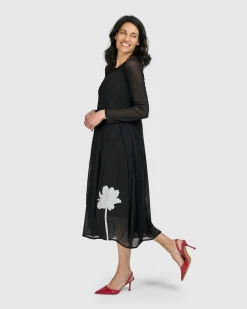 Women Alembika Plus<Tekbika Charlotte Crew Cocoon Dress, Tulle