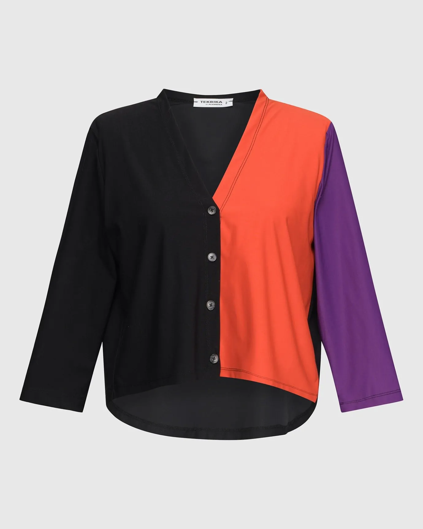 Women Alembika Jackets<Tekbika Colorblock Crop Cardigan Jacket, Multi
