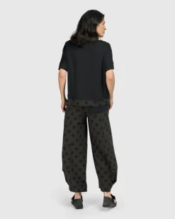 Women Alembika Tops & Tunics<Tekbika Dots Boxy Top, Khaki