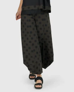 Women Alembika Plus<Tekbika Dots Punto Pants, Khaki