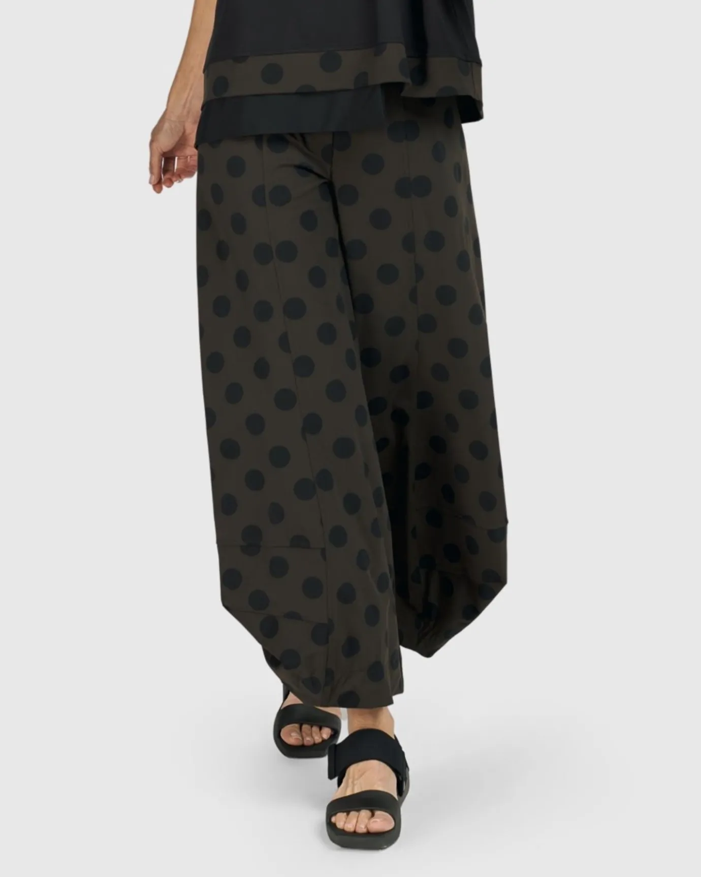 Women Alembika Plus<Tekbika Dots Punto Pants, Khaki