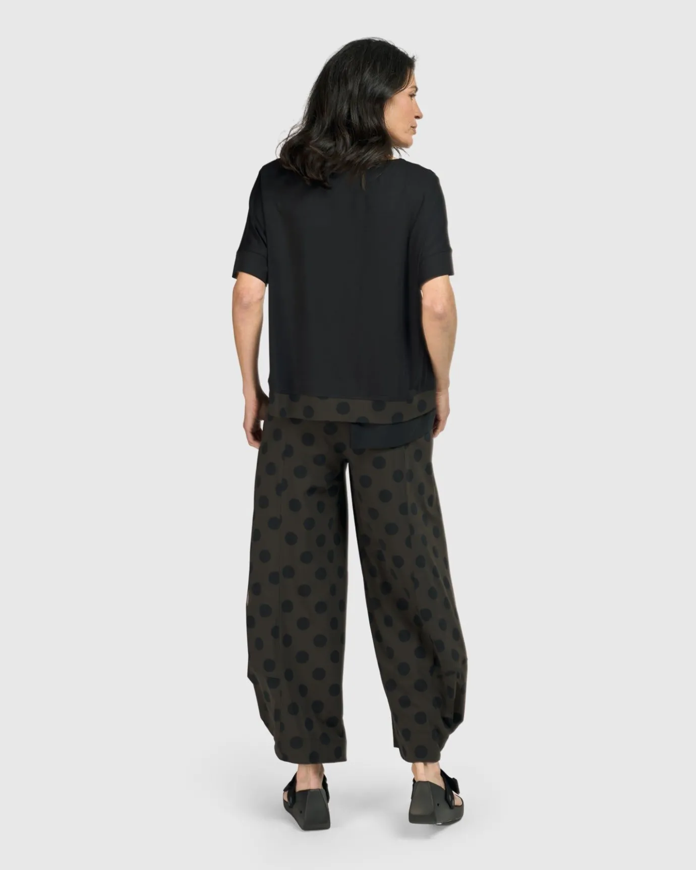 Women Alembika Plus<Tekbika Dots Punto Pants, Khaki