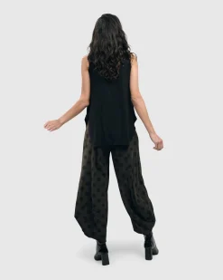 Women Alembika Plus<Tekbika Dots Punto Pants, Khaki