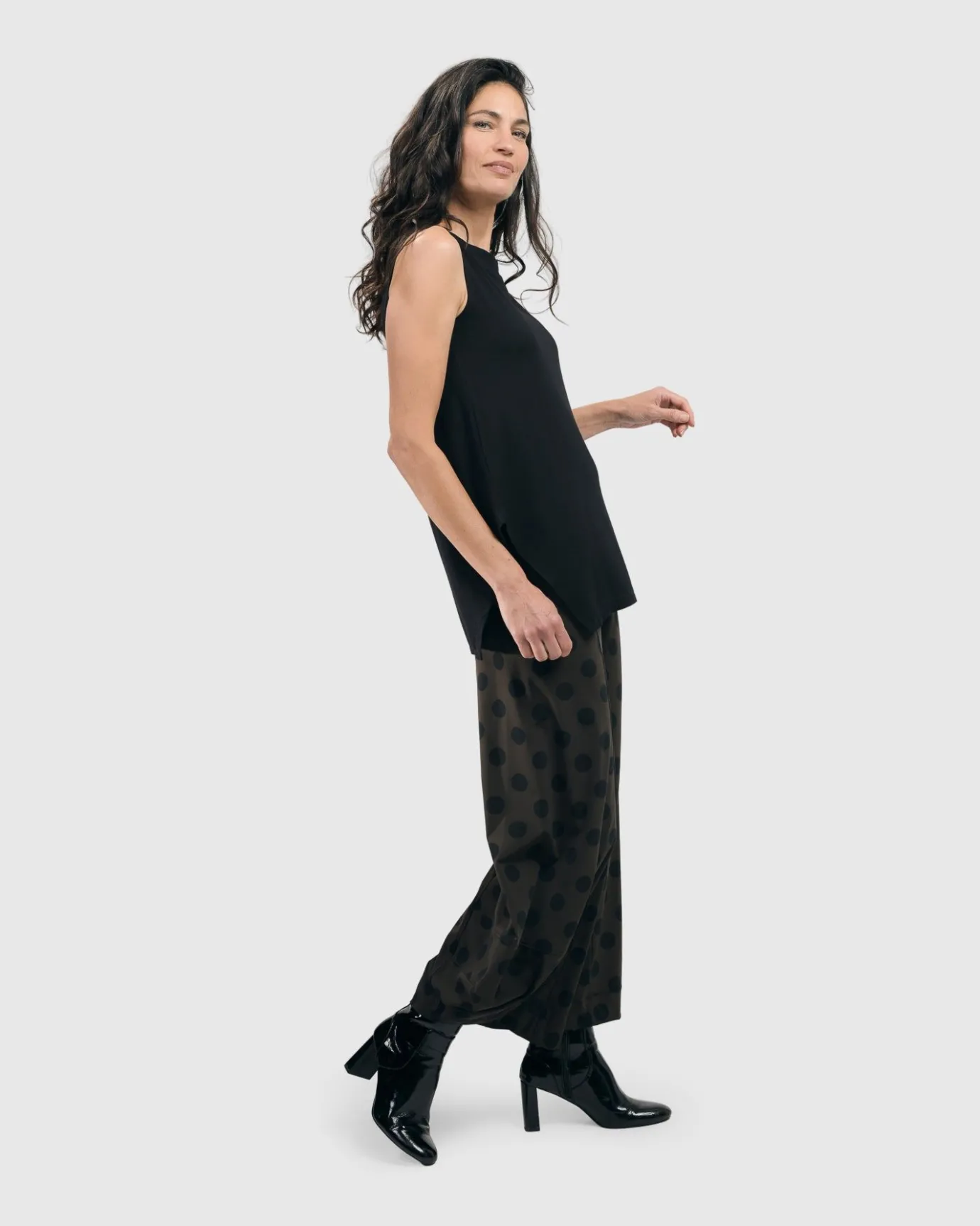 Women Alembika Plus<Tekbika Dots Punto Pants, Khaki