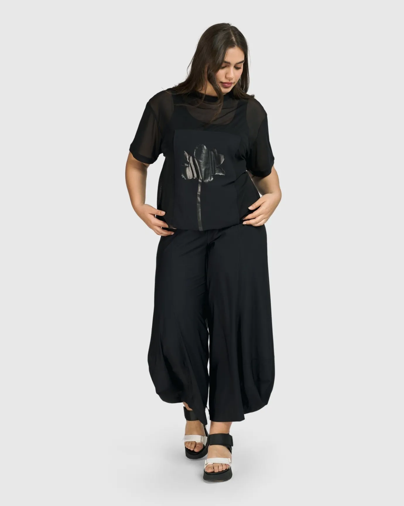 Women Alembika Tops & Tunics<Tekbika Edith Mesh Tee, Flower