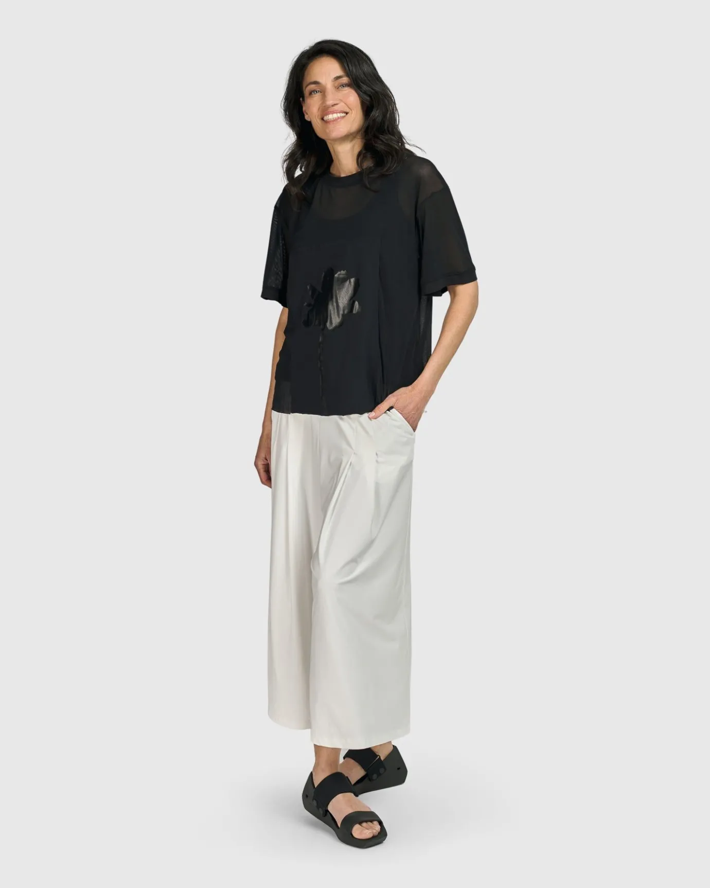 Women Alembika Tops & Tunics<Tekbika Edith Mesh Tee, Flower