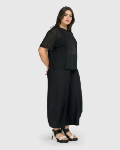 Women Alembika Plus<Tekbika Edith Mesh Tee, Flower