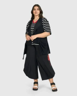 Women Alembika Plus<Tekbika Gabrielle Relaxed Vest, Black