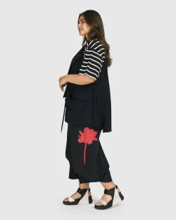 Women Alembika Plus<Tekbika Gabrielle Relaxed Vest, Black