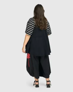 Women Alembika Plus<Tekbika Gabrielle Relaxed Vest, Black