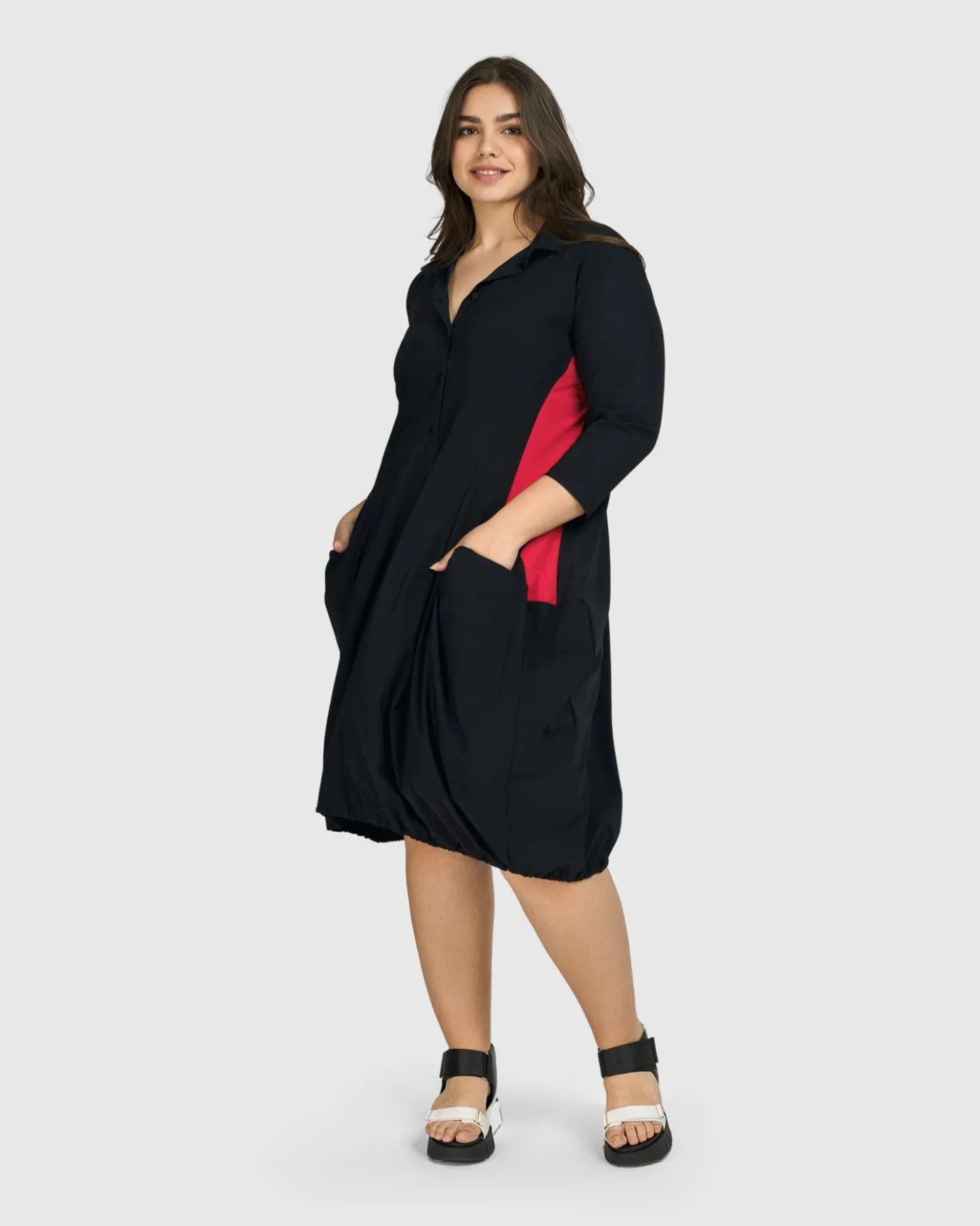 Women Alembika Plus<Tekbika Juliette Wonderful Dress, Black
