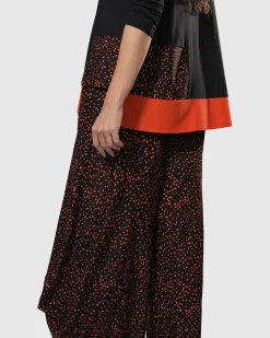 Women Alembika Pants & Skirts<Tekbika Leigh Punto Pants, Flame