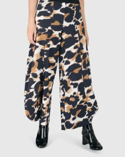 Women Alembika Plus<Tekbika Leopard Punto Pants, Multi