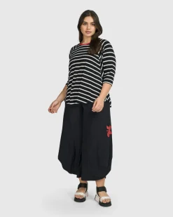 Women Alembika Pants & Skirts<Tekbika Moulin Rouge Punto Pants, Flower