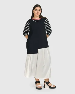 Women Alembika Jackets<Tekbika Notre Dame Apron Vest, Black