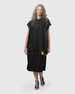 Women Alembika Plus<Tekbika Poppy Sleeveless Pocket Dress, Multi