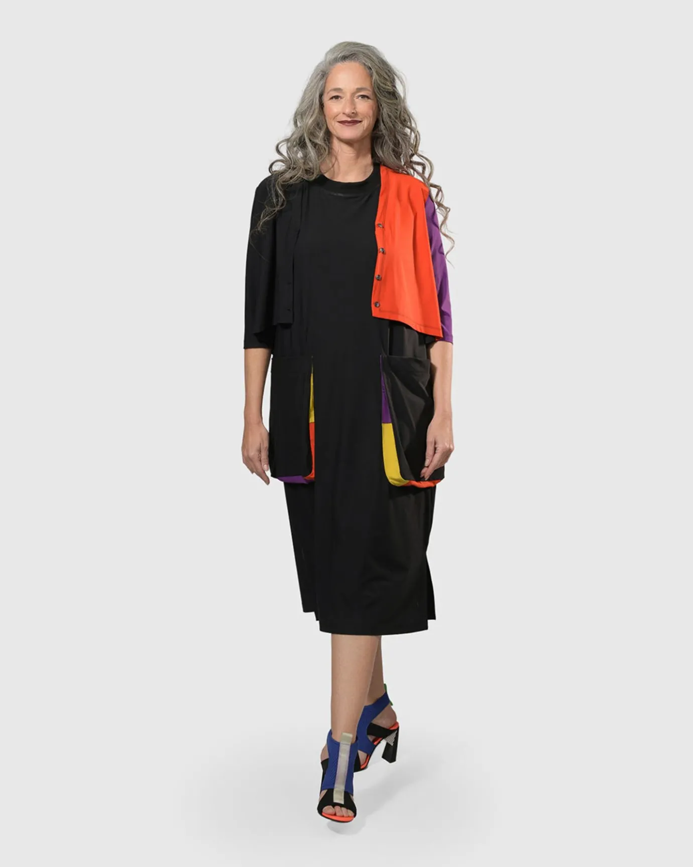 Women Alembika Plus<Tekbika Poppy Sleeveless Pocket Dress, Multi