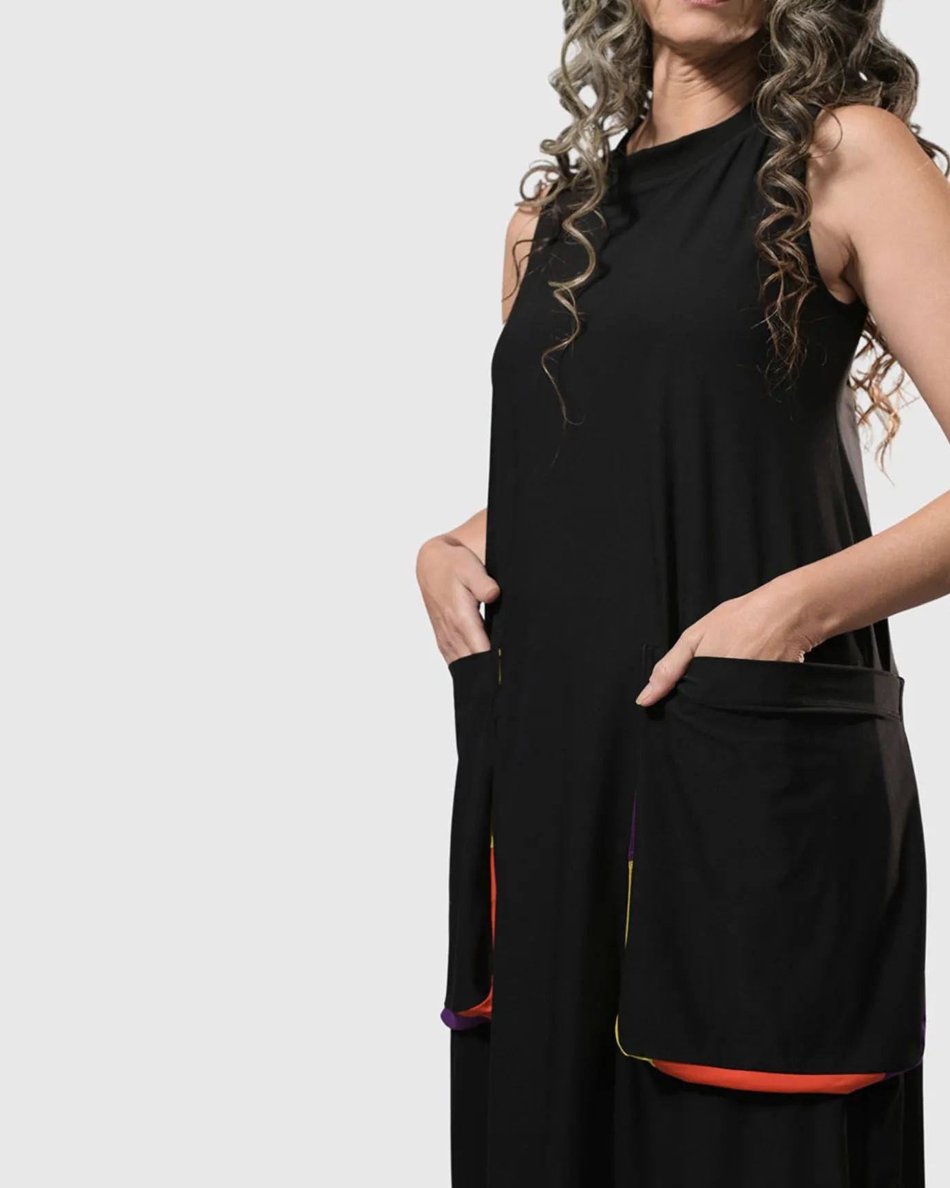 Women Alembika Plus<Tekbika Poppy Sleeveless Pocket Dress, Multi