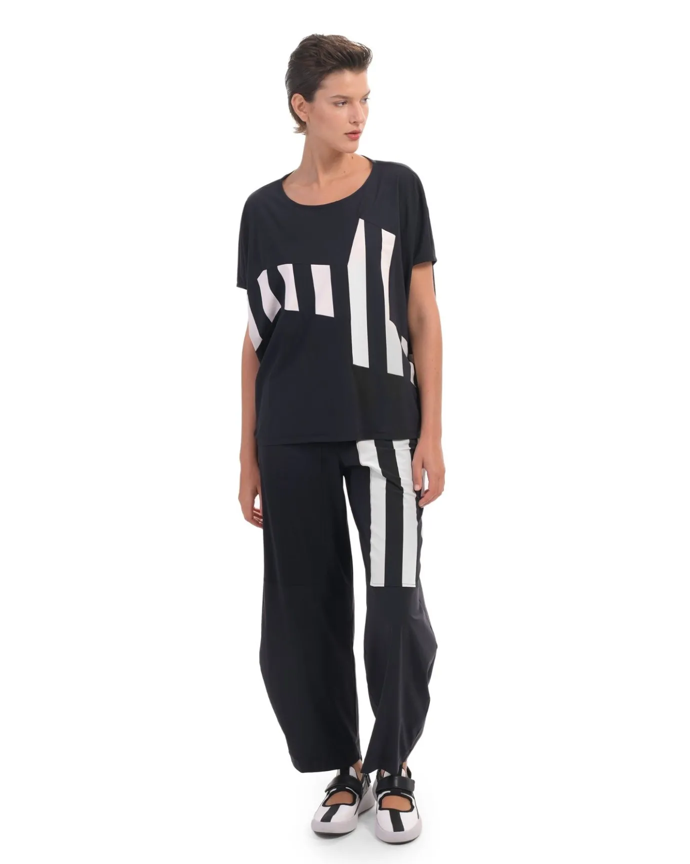 Women Alembika Tops & Tunics<Tekbika Relaxed Tee, Columns