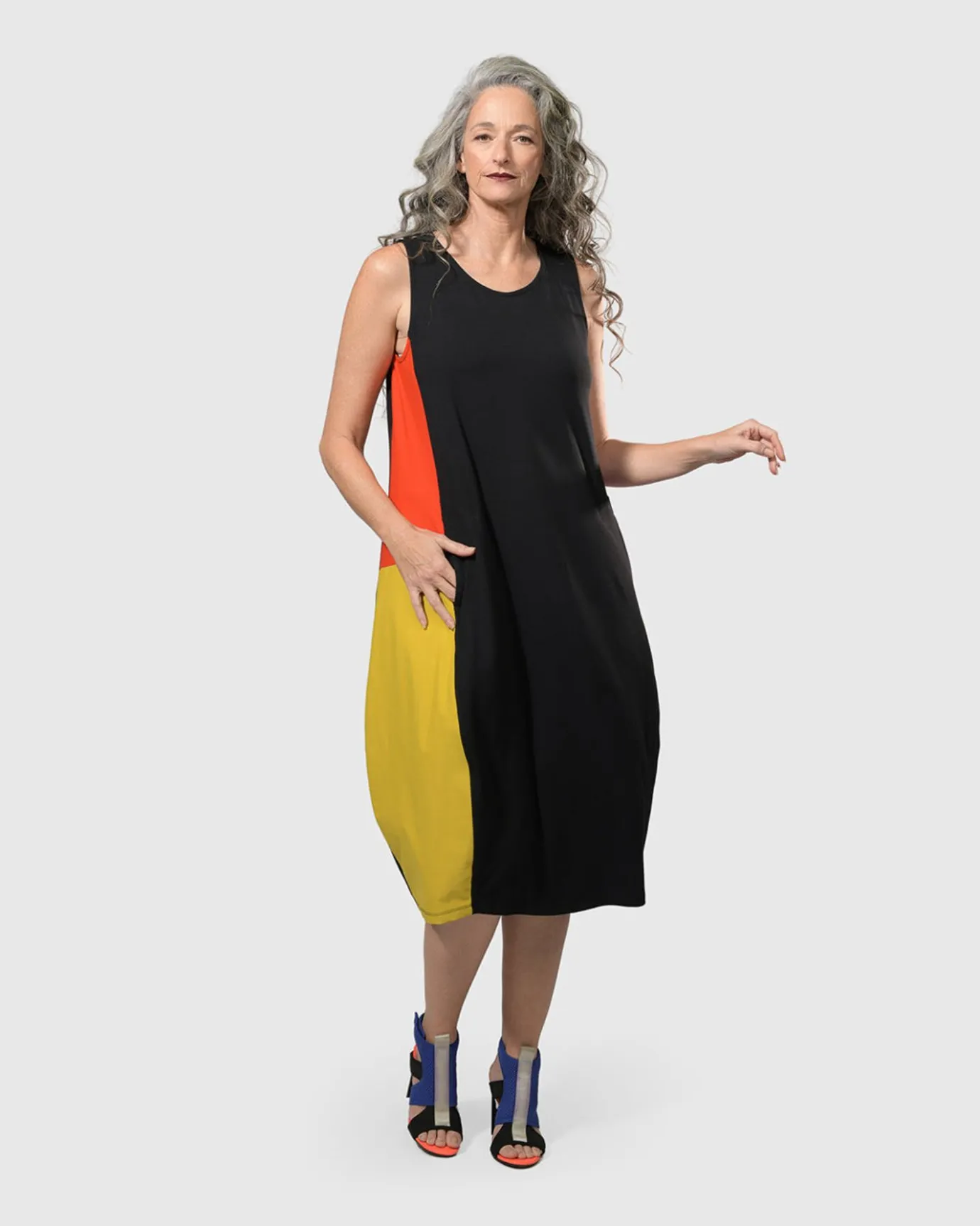 Women Alembika Dresses<Tekbika Sarah Sleeveless Cocoon Dress, Multi