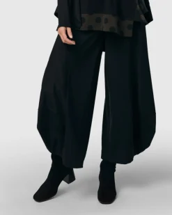 Women Alembika Plus<Tekbika Stripe Punto Pants, Black/Khaki