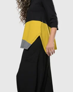 Women Alembika Plus<Tekbika Tamara Tunic Top, Yellow