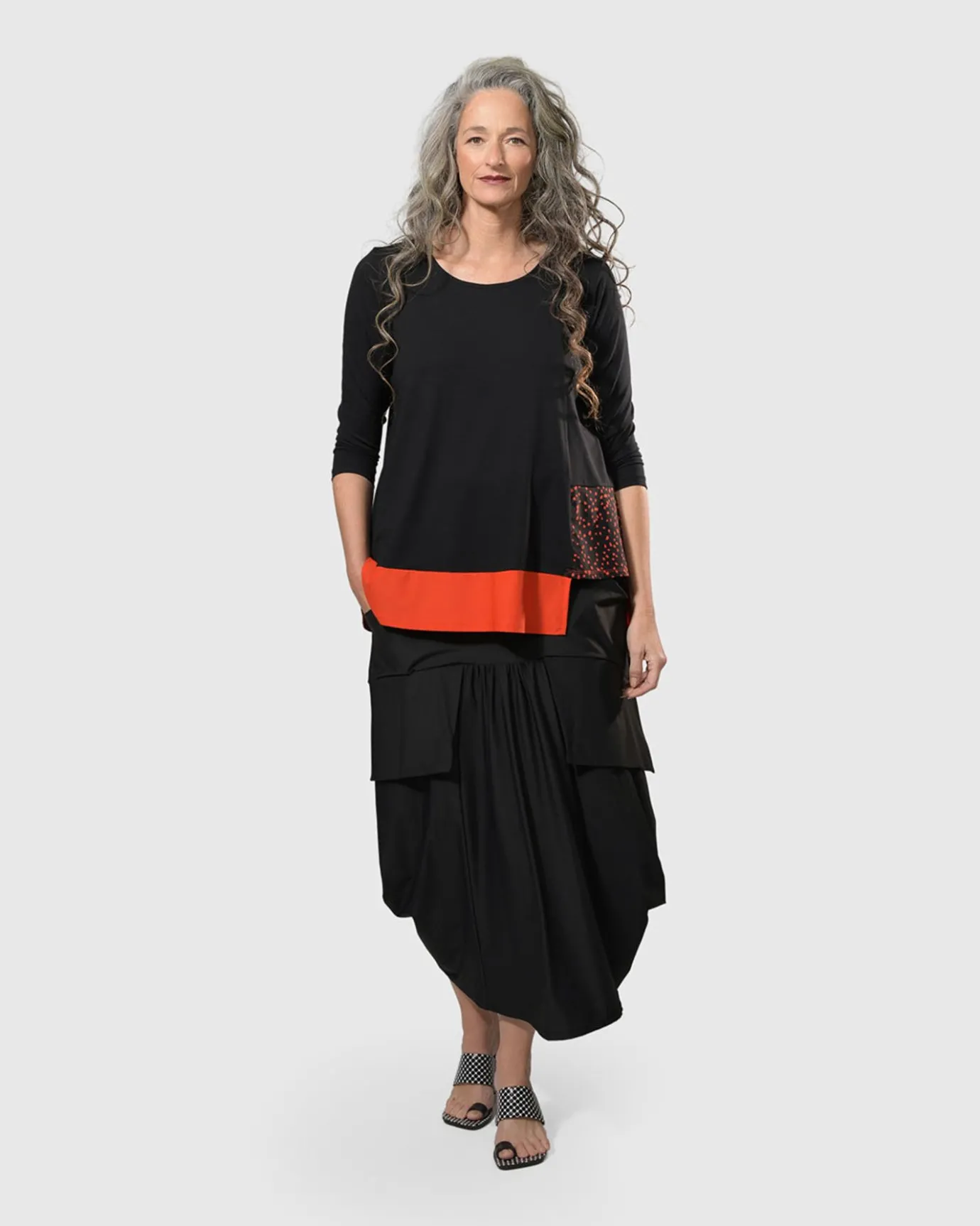 Women Alembika Plus<Tekbika Victoria Tunic Top, Flame