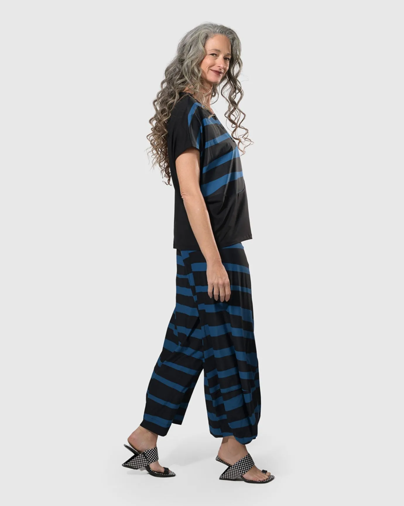 Women Alembika Plus<Tekbika Wave Punto Pants, Ocean