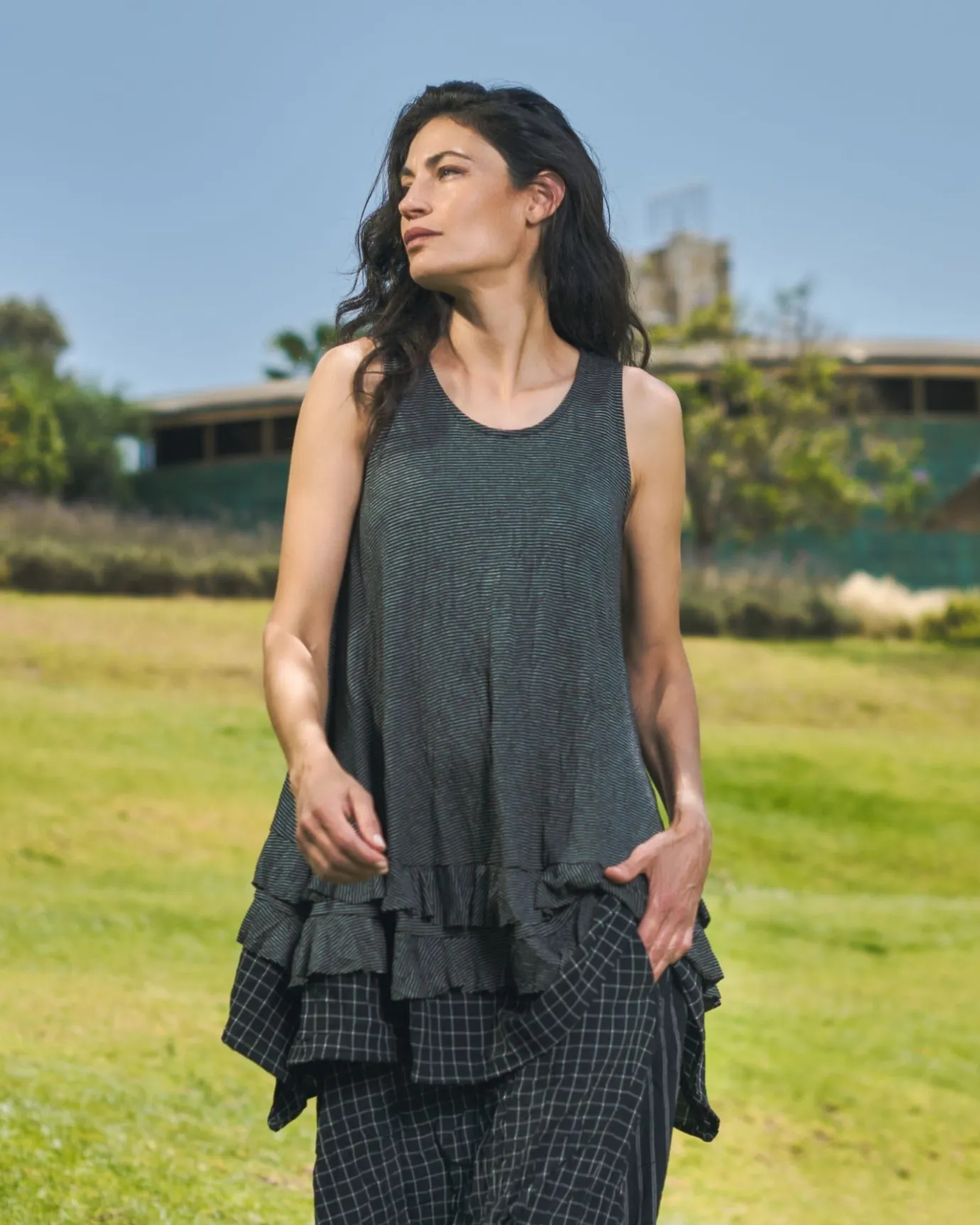 Women Alembika Plus<Thalia Sleeveless Tunic Top, Mix